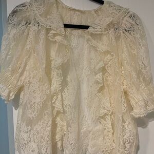 Doen Henri lace shirt size s